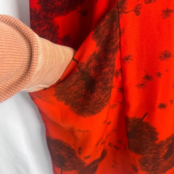 Beckon Style Red Dandelion Shirt Dress Size XXL - Picture 4 of 7